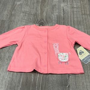 New Baby Girls Shirt Llama 0-3 month OC15